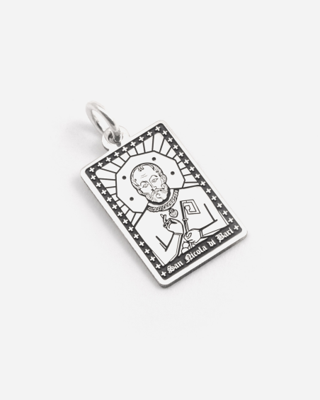 PENDENTIF NICOLAS DE BARI EN ARGENT