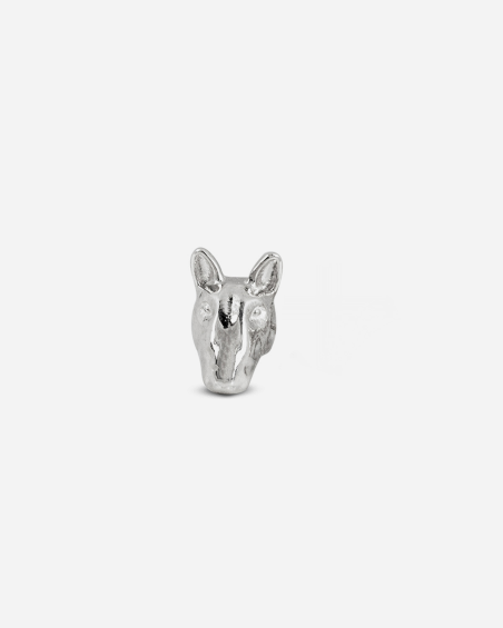 BOUCLE D’OREILLE BULL TERRIER / ARGENT