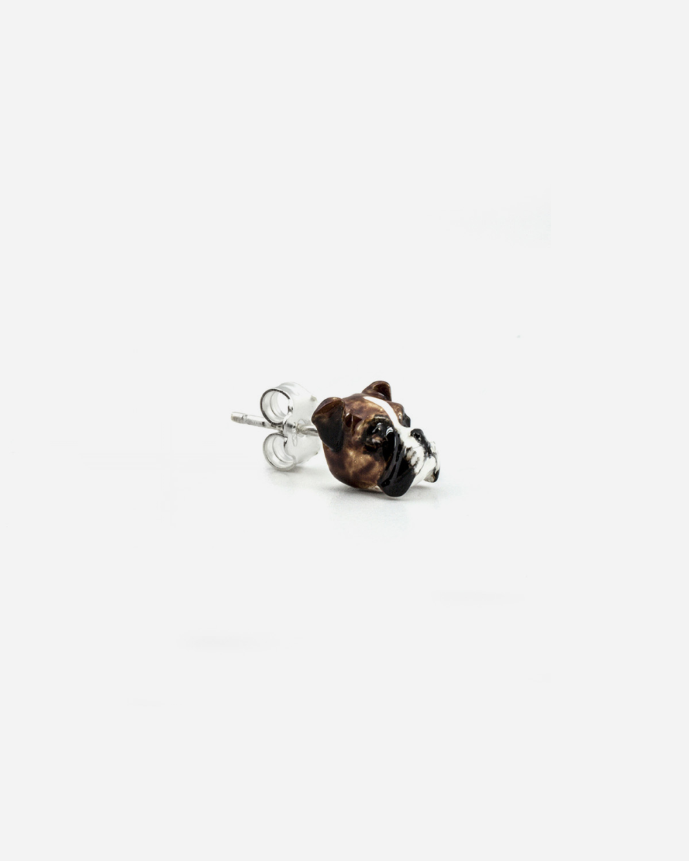 BOXER SINGLE EARRING / ENAMELLED