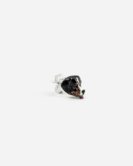 BERNESE MOUNTAIN DOG SINGLE EARRING / ENAMELLED