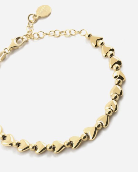 GOLDEN MATCHY HEARTS BRACELET