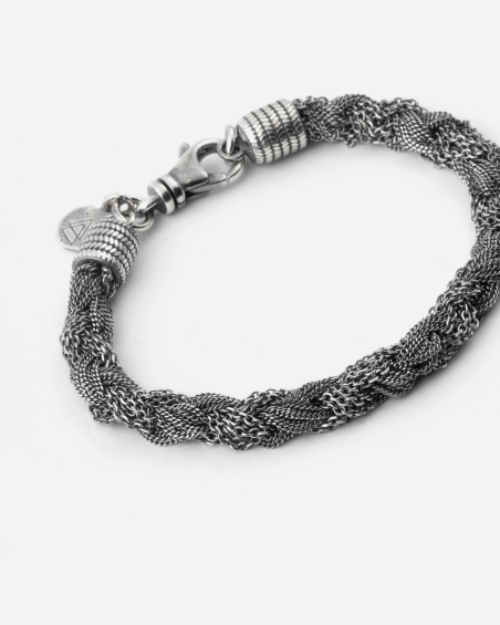 MIXED TEXTURES TWINE BRACELET