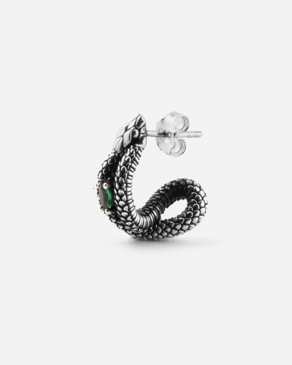 BOUCLE D'OREILLE CERCLE SERPENT...