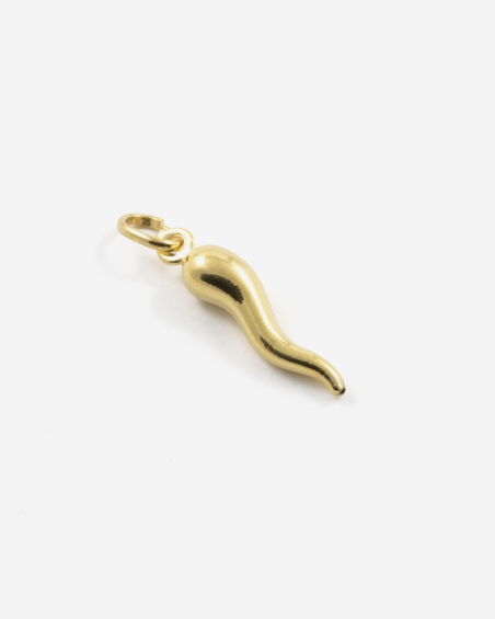 GOLD PLATED LUCKY HORN PENDANT