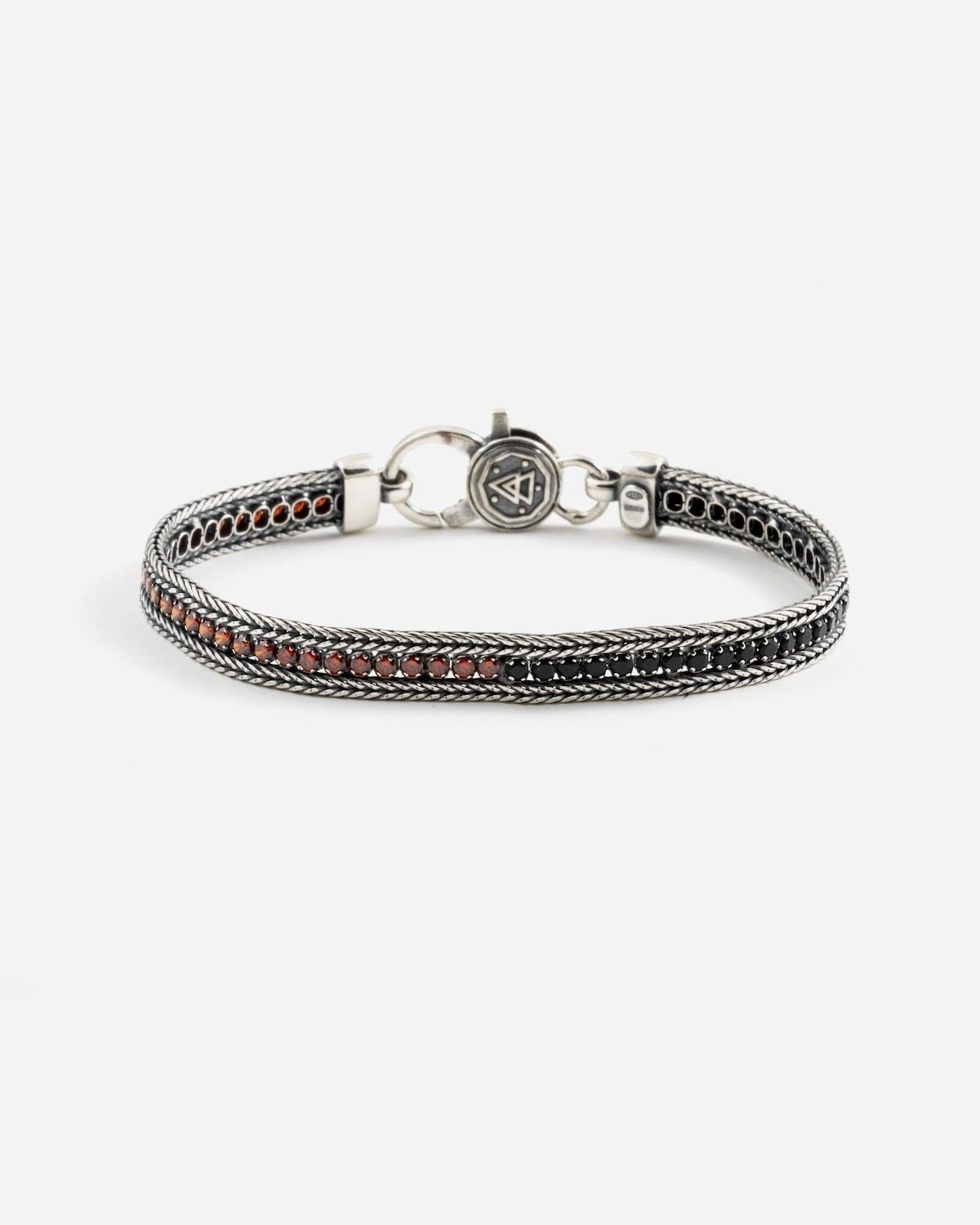 AC MILAN TENNIS BRACELET WITH ROSSONERI BRILLIANTS