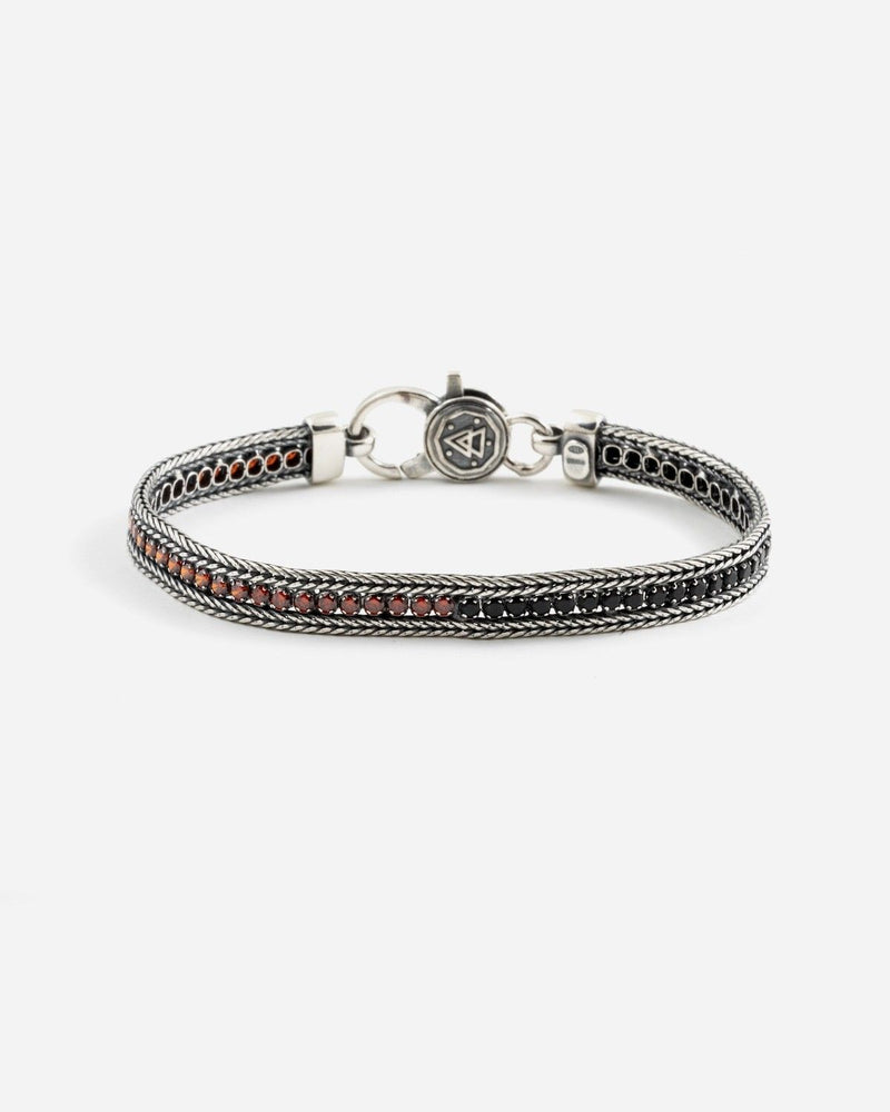 AC MILAN TENNIS BRACELET WITH ROSSONERI BRILLIANTS