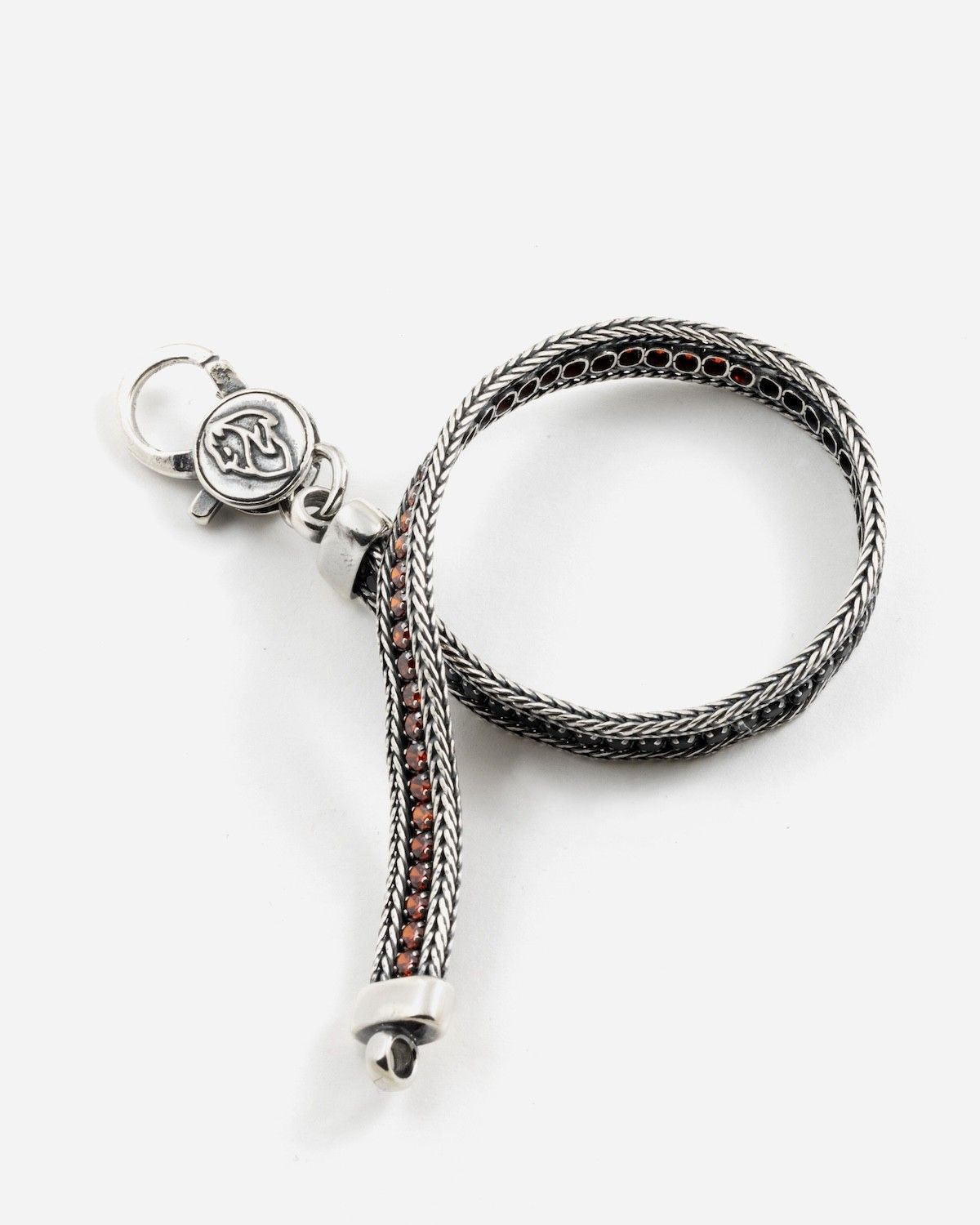 AC MILAN TENNIS BRACELET WITH ROSSONERI BRILLIANTS