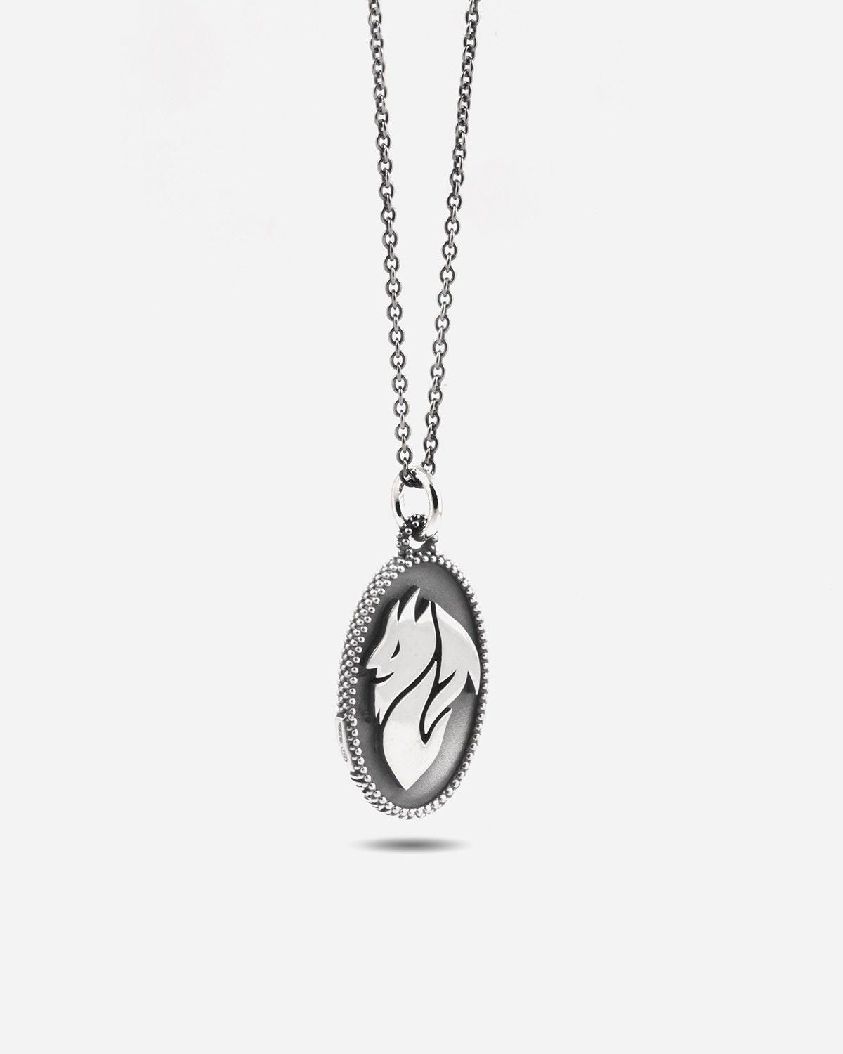 PENDENTIF À PICOTS AVEC LOGO ET DIABLE AC MILAN EN ARGENT