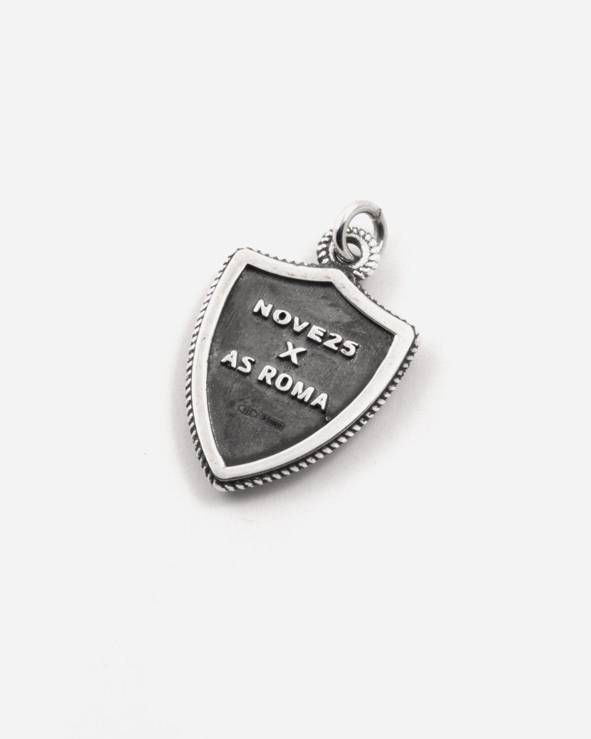 PENDENTIF AVEC LOGO AS ROMA HERITAGE EN ARGENT