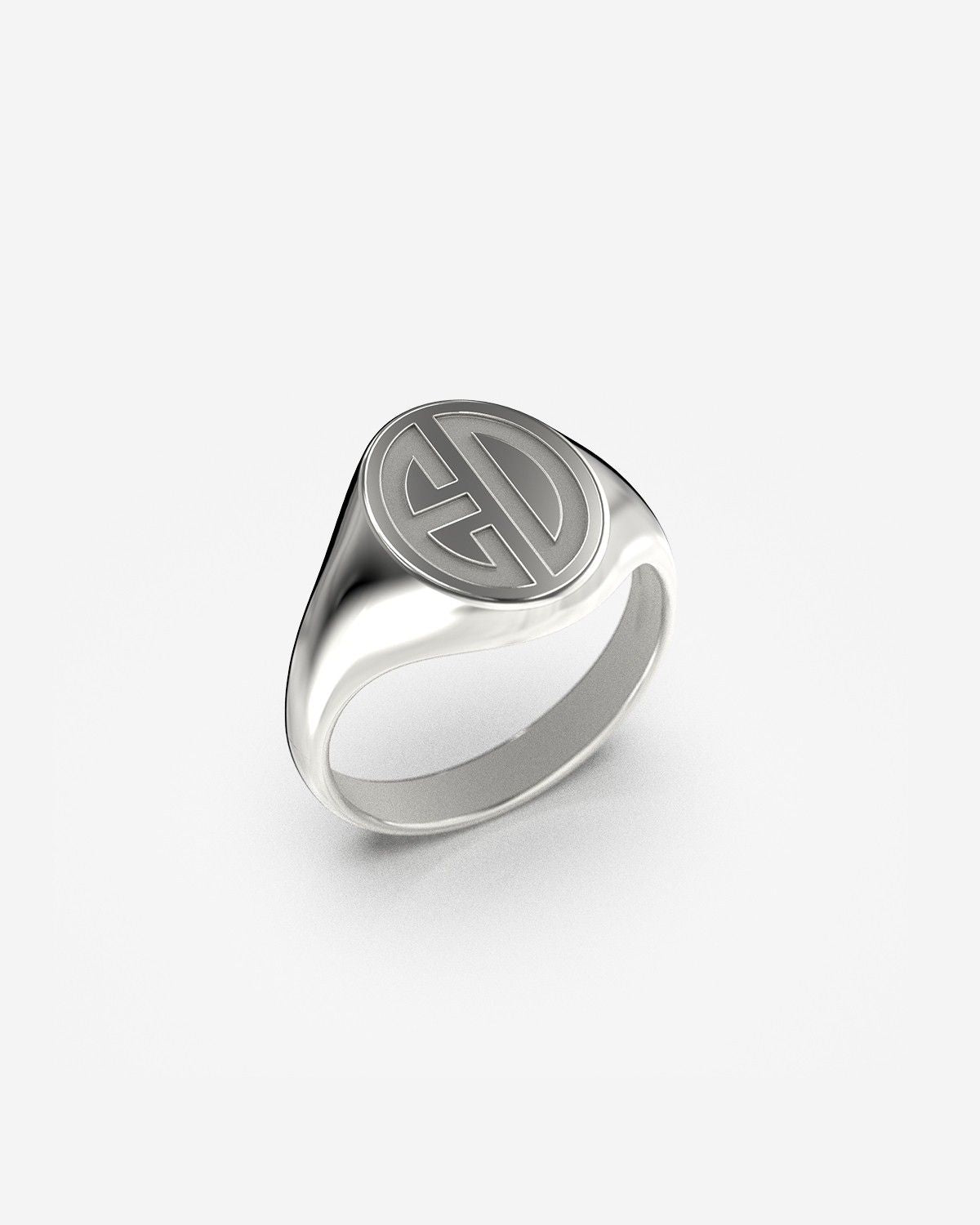 GOLD OVAL SIGNET RING