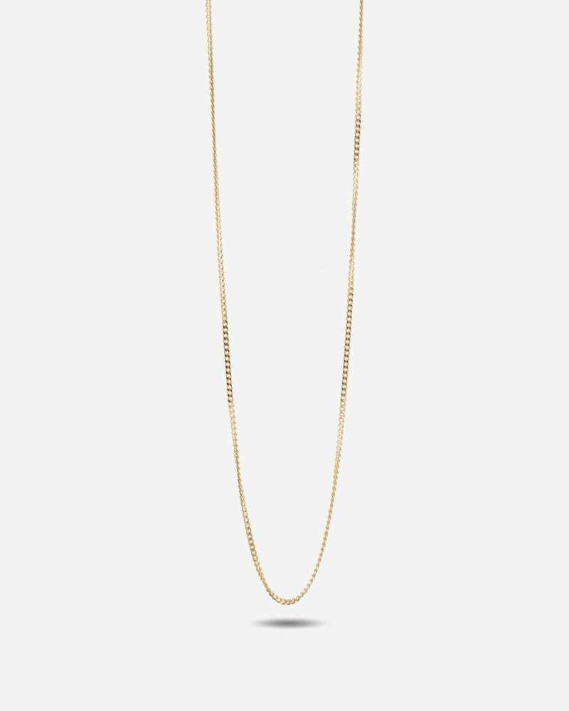 18KT GOLD 034 CURB CHAIN