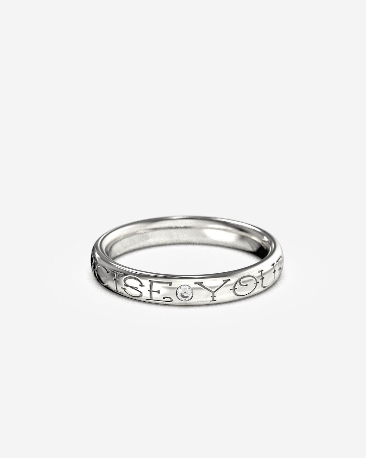 BAGUE DE MARIAGE EN OR AVEC DIAMANT H3,5