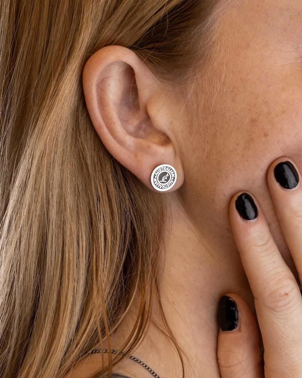 BOUCLE D'OREILLE RONDE NOVE25 X AUSTRALIAN