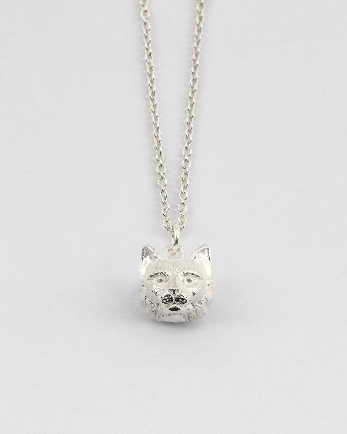 COLLAR COLGANTE BOSQUE DE NORUEGA F040 L60 / PLATA DE LEY