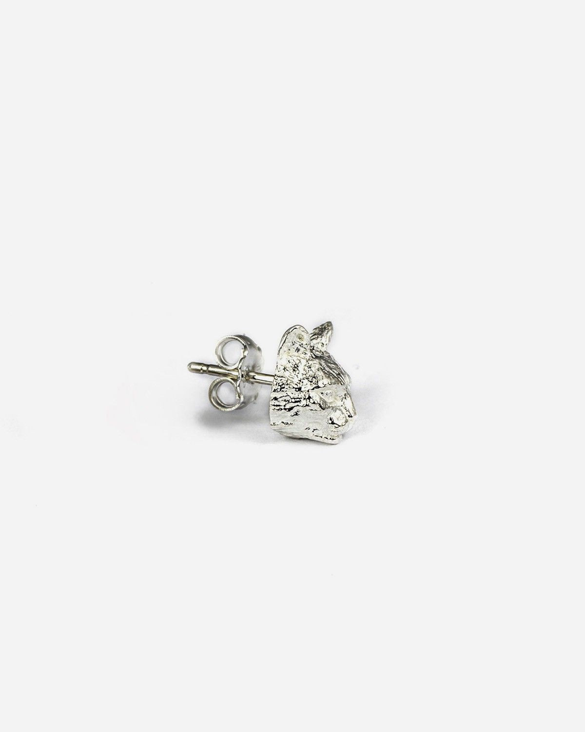 BOUCLE D'OREILLE CHAT DES FORÊTS NORVÉGIENNES / ARGENT