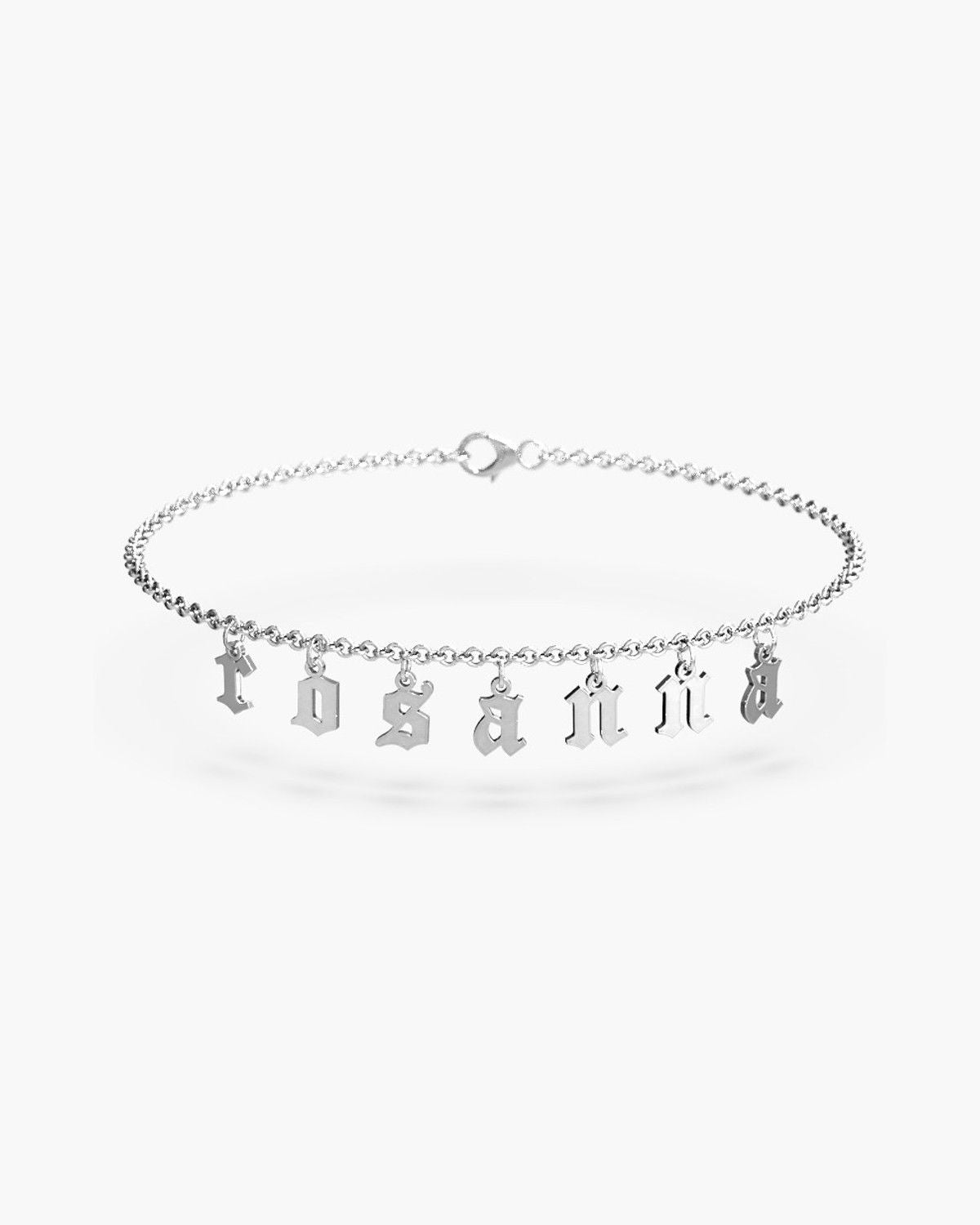 FUßKETTCHEN HÄNGENDE BUCHSTABEN