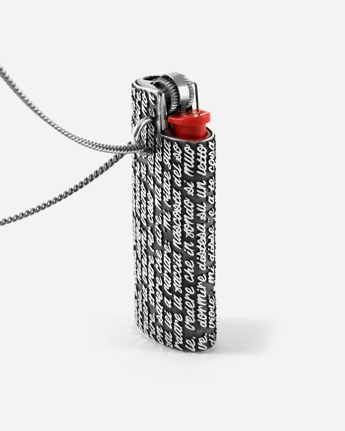PENDENTE PORTA ACCENDINO LYRICS PERSONALIZZABILE