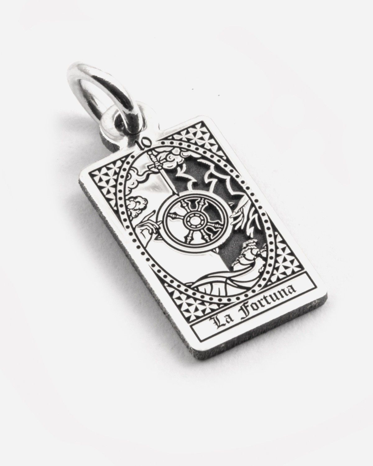 WHEEL OF FORTUNE TAROT CARD PENDANT – Nove25