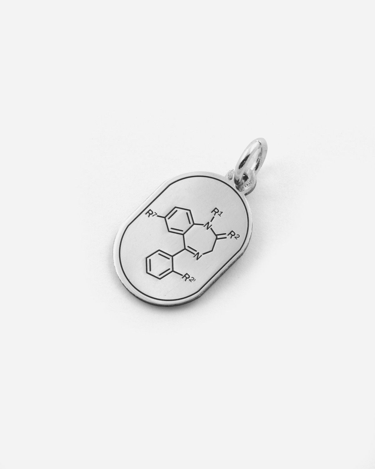 SAINT BENZODIAZEPINES HOLY CARD PENDANT