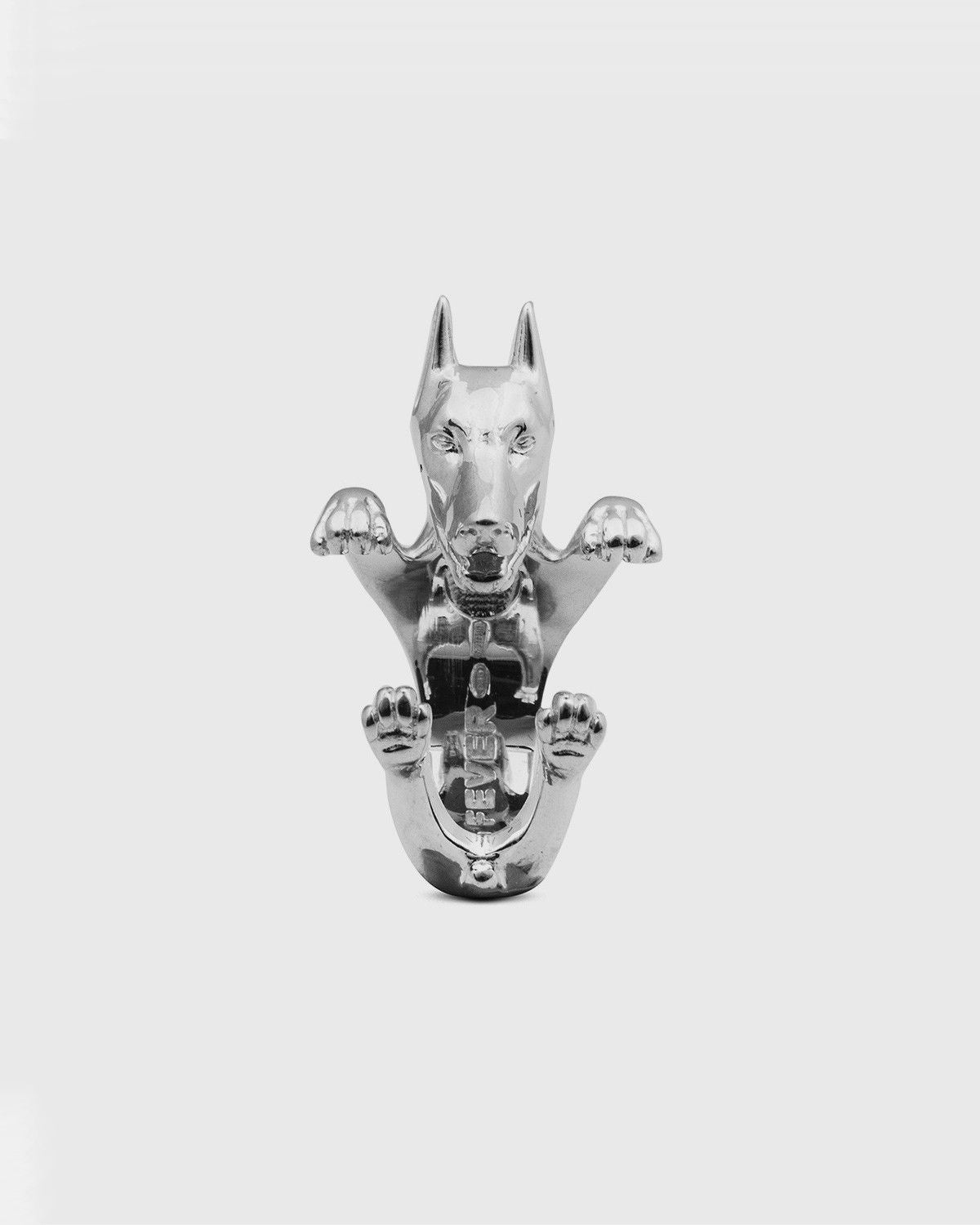 BAGUE HUG DOBERMANN / ARGENT