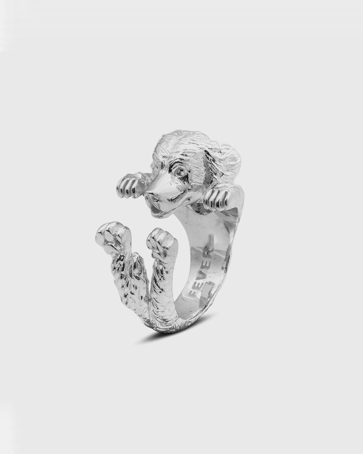 BAGUE HUG GOLDEN RETRIEVER / ARGENT