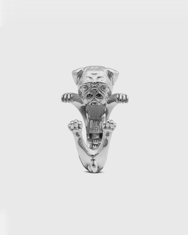 ANILLO HUG PUG / PLATA DE LEY