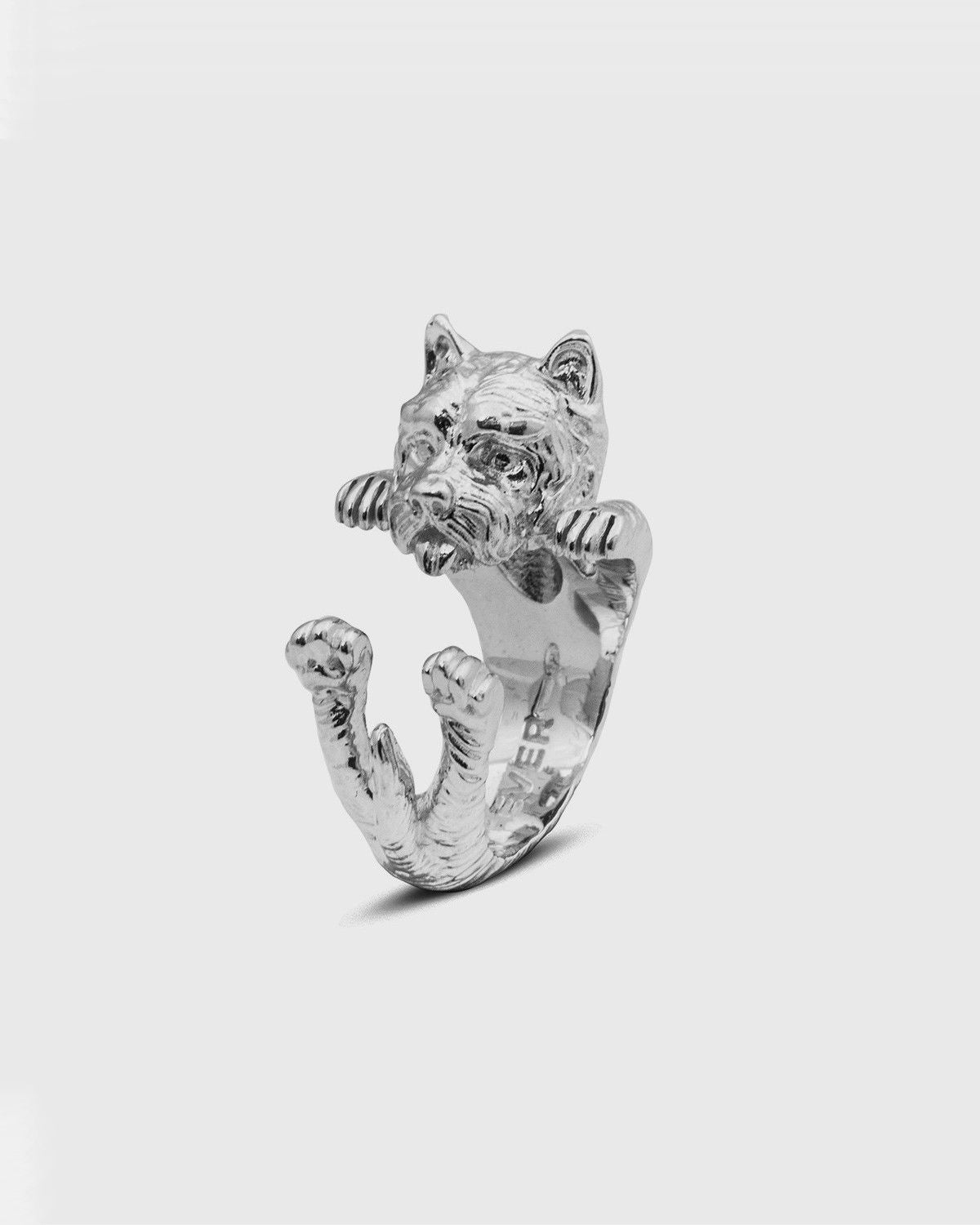 BAGUE HUG WEST HIGHLAND WHITE TERRIER / ARGENT