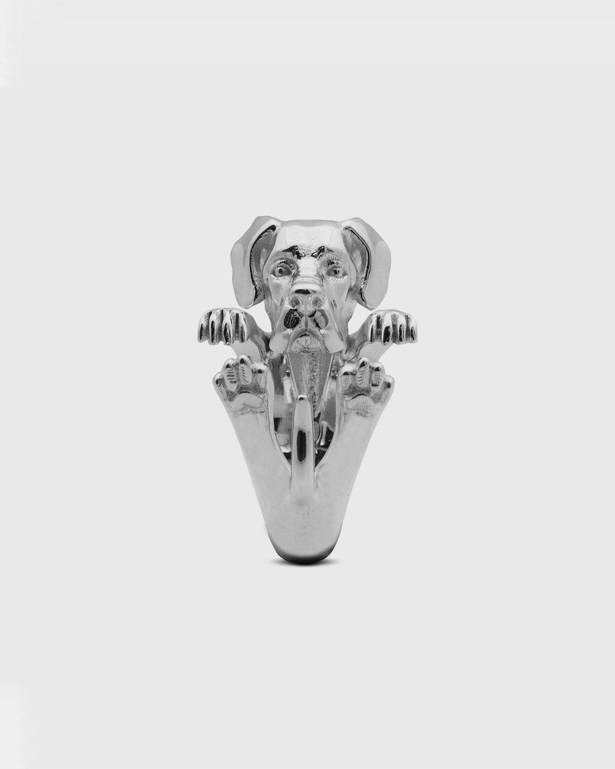 BAGUE HUG ALANO / ARGENT