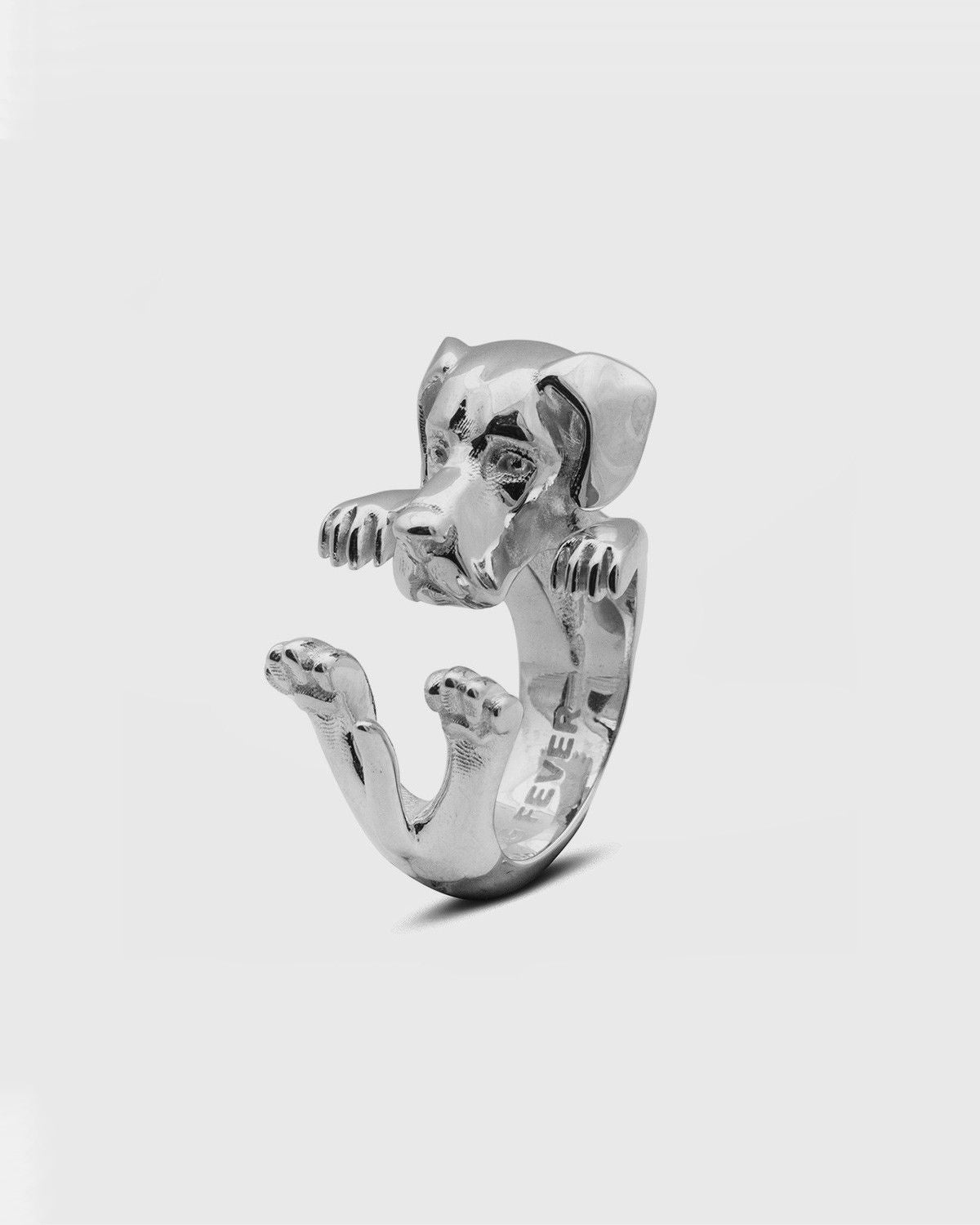 BAGUE HUG ALANO / ARGENT