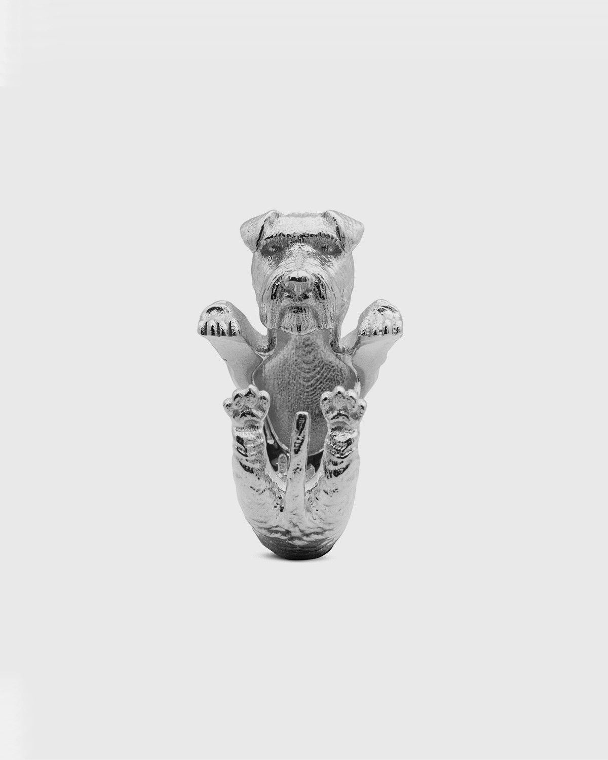 ANELLO HUG CANE SCHNAUZER IN ARGENTO
