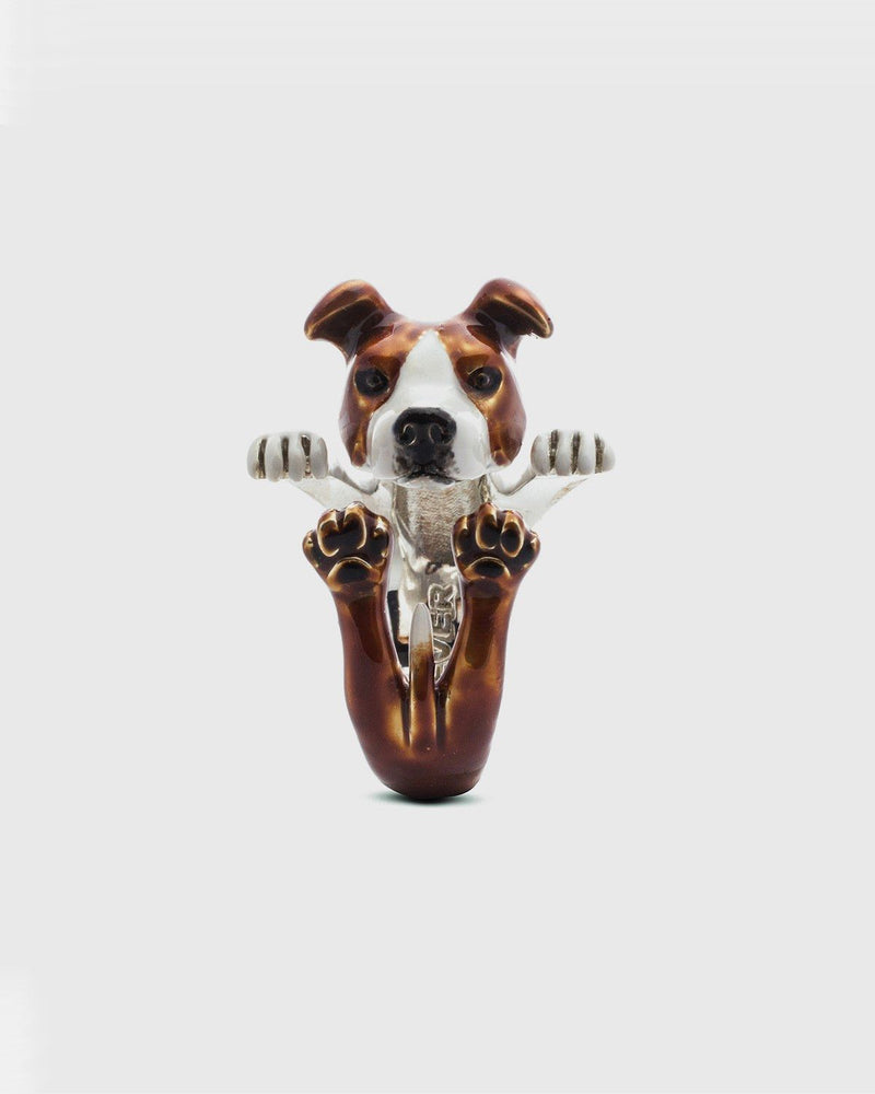 ANILLO HUG AMERICAN STAFFORDSHIRE / ESMALTE