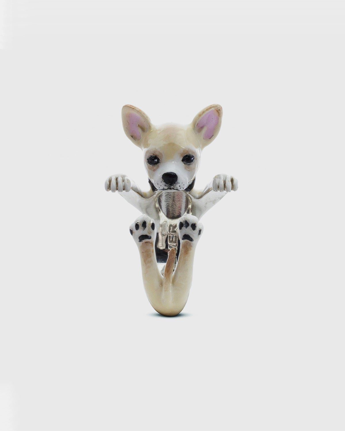 BAGUE HUG CHIHUAHUA / ÉMAIL