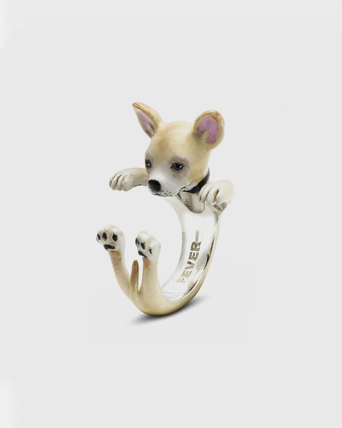 BAGUE HUG CHIHUAHUA / ÉMAIL