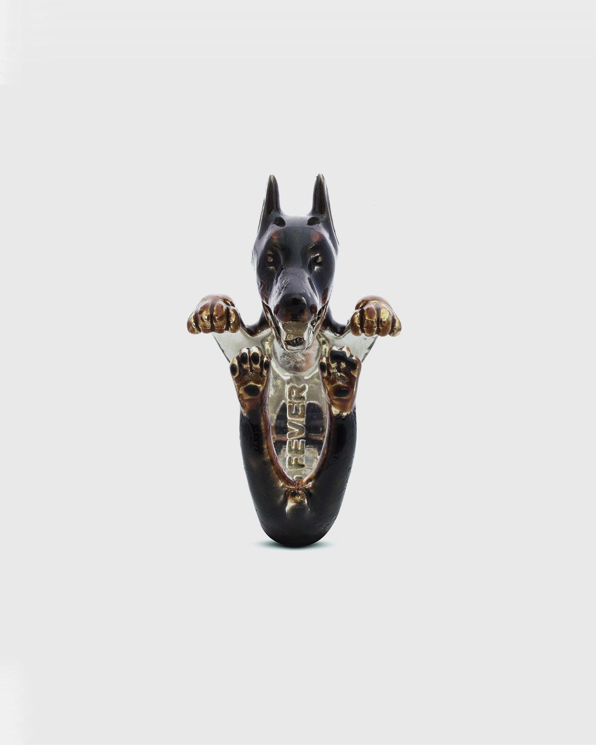 BAGUE HUG DOBERMANN / ÉMAIL