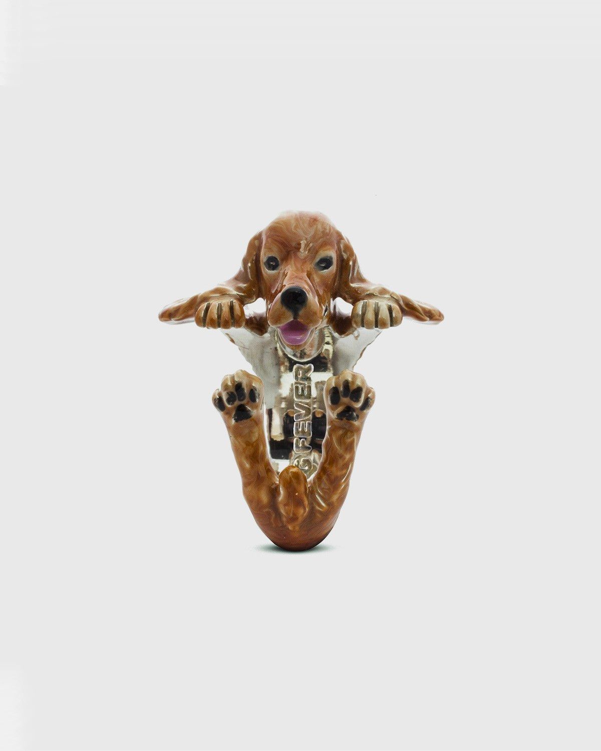 BAGUE HUG COCKER SPANIEL INGLESE / ÉMAIL