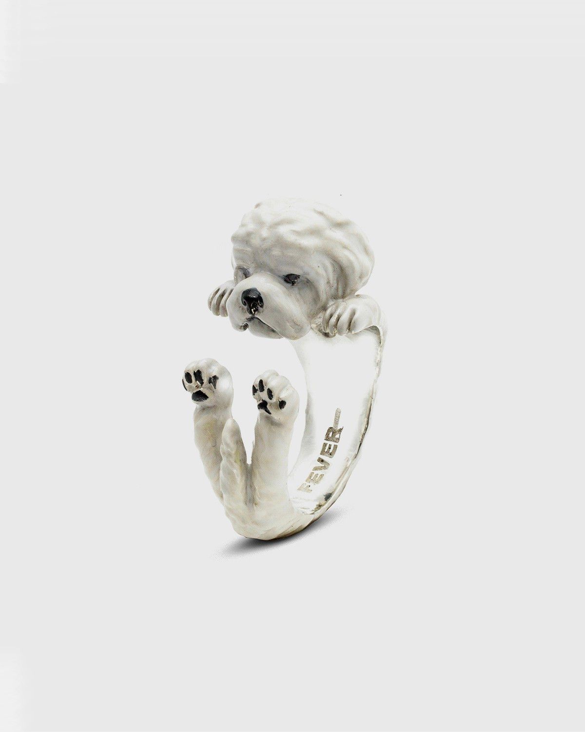 BAGUE HUG MALTESE / ÉMAIL