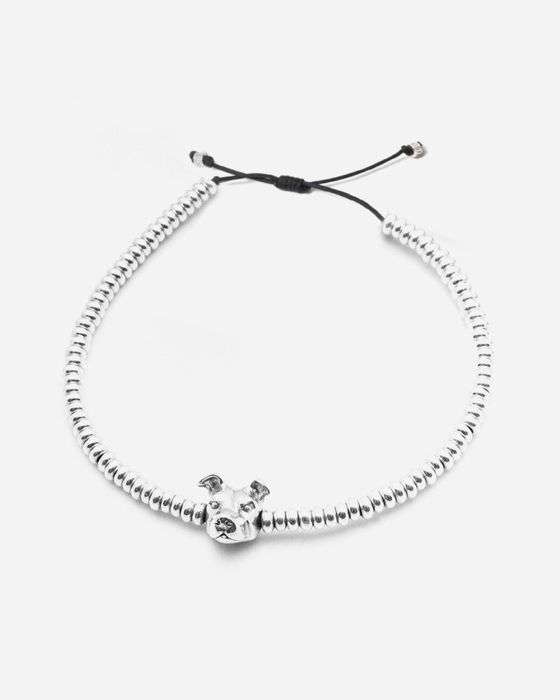 AMERICAN STAFFORDSHIRE SNOUT BRACELET / POLISHED SILVER