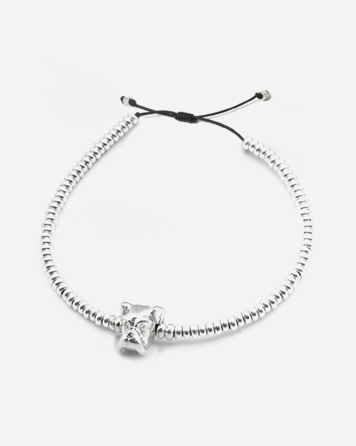 BRACCIALE DOG FEVER TESTA BOXER IN ARGENTO