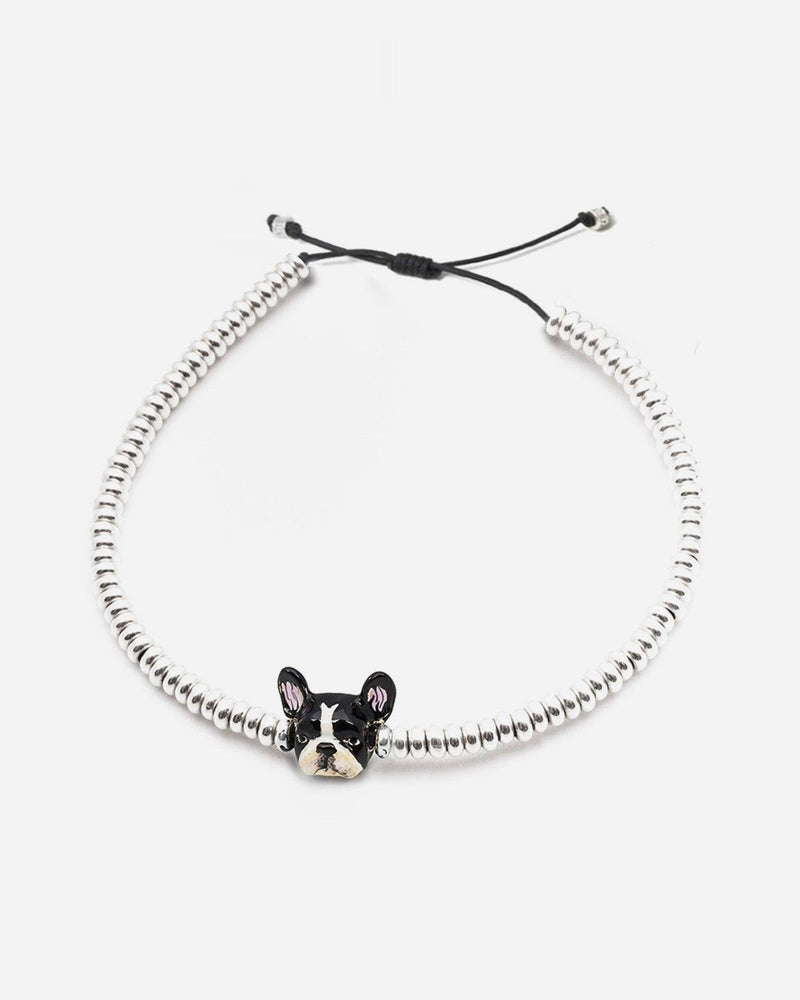 FRENCH BULLDOG SNOUT BRACELET / ENAMELLED