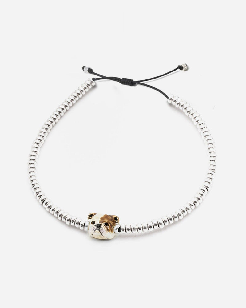 ENGLISH BULLDOG SNOUT BRACELET / ENAMELLED