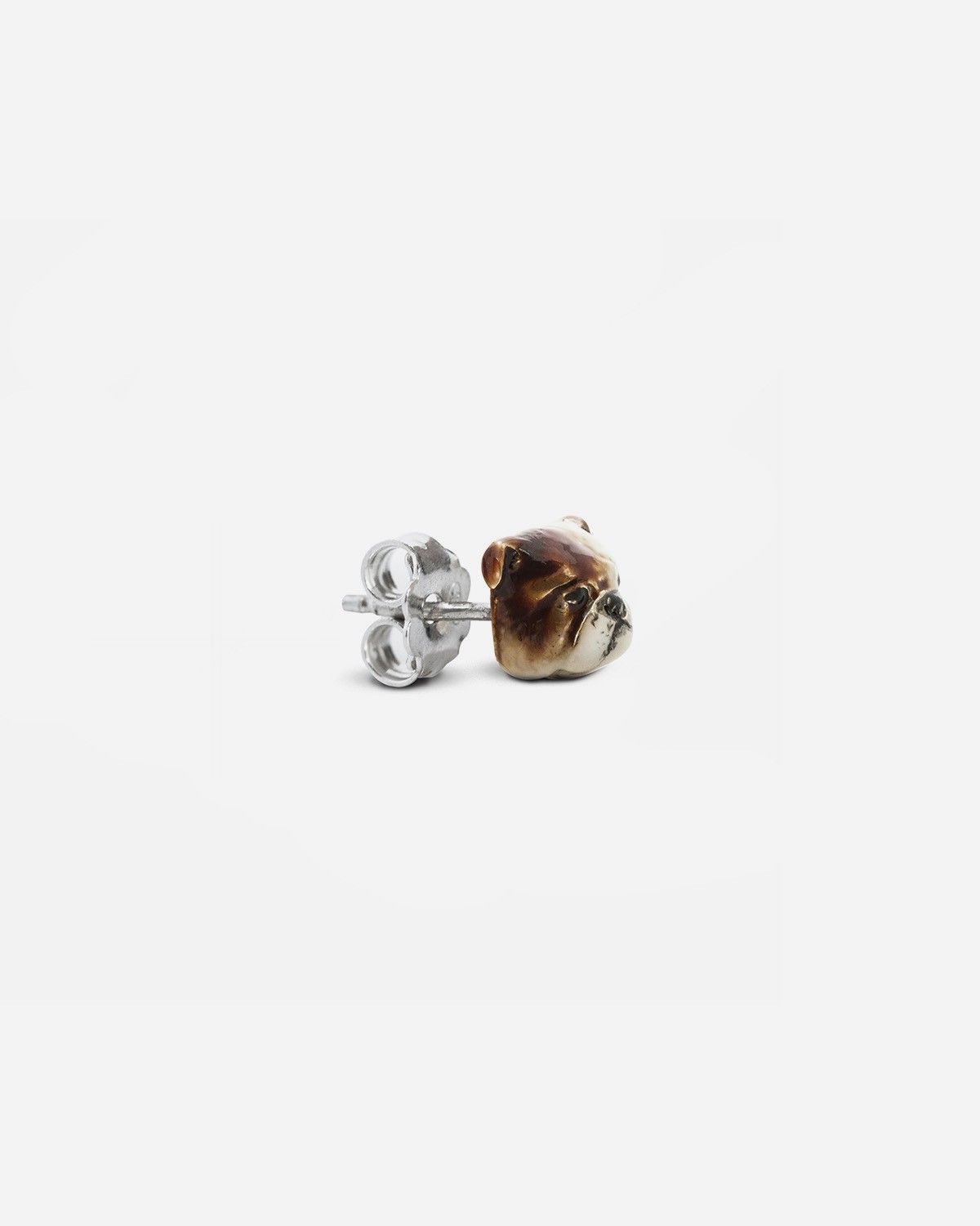BOUCLE D’OREILLE BULLDOG INGLESE / ÉMAIL