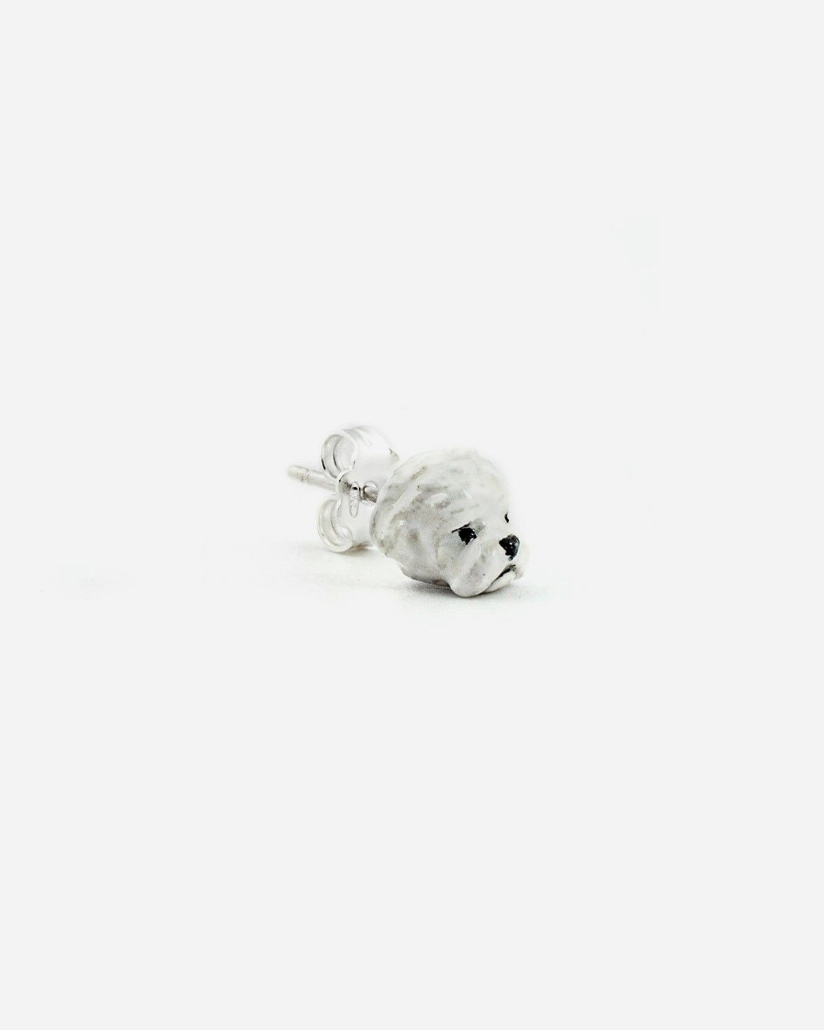 BOUCLE D’OREILLE MALTESE / ÉMAIL