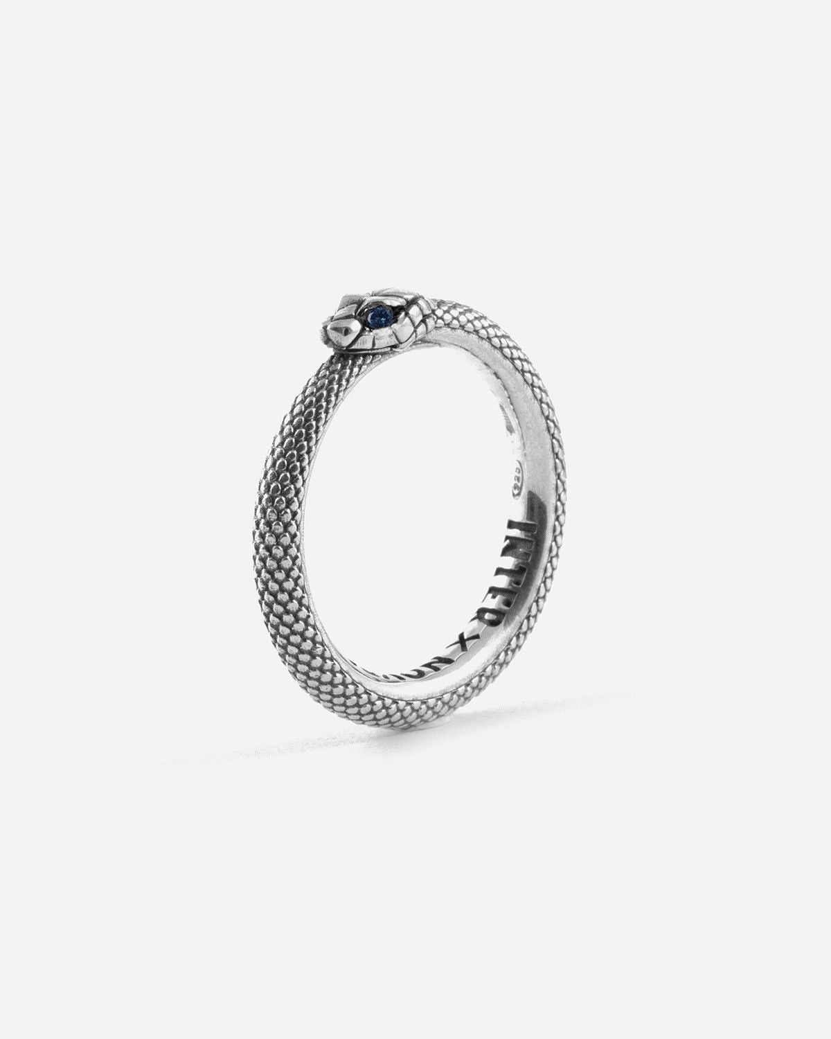 IM INTER X NOVE25 BAGUE BISCIONE AVEC BRILLANTS NERAZZURRI