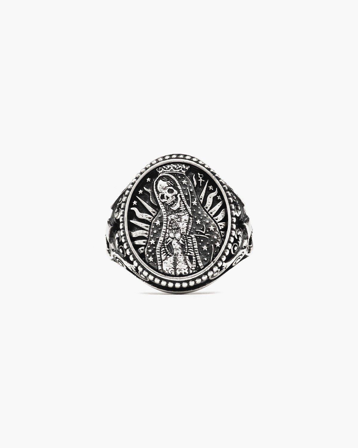 ANILLO CHEVALIER OVAL SANTA MUERTE