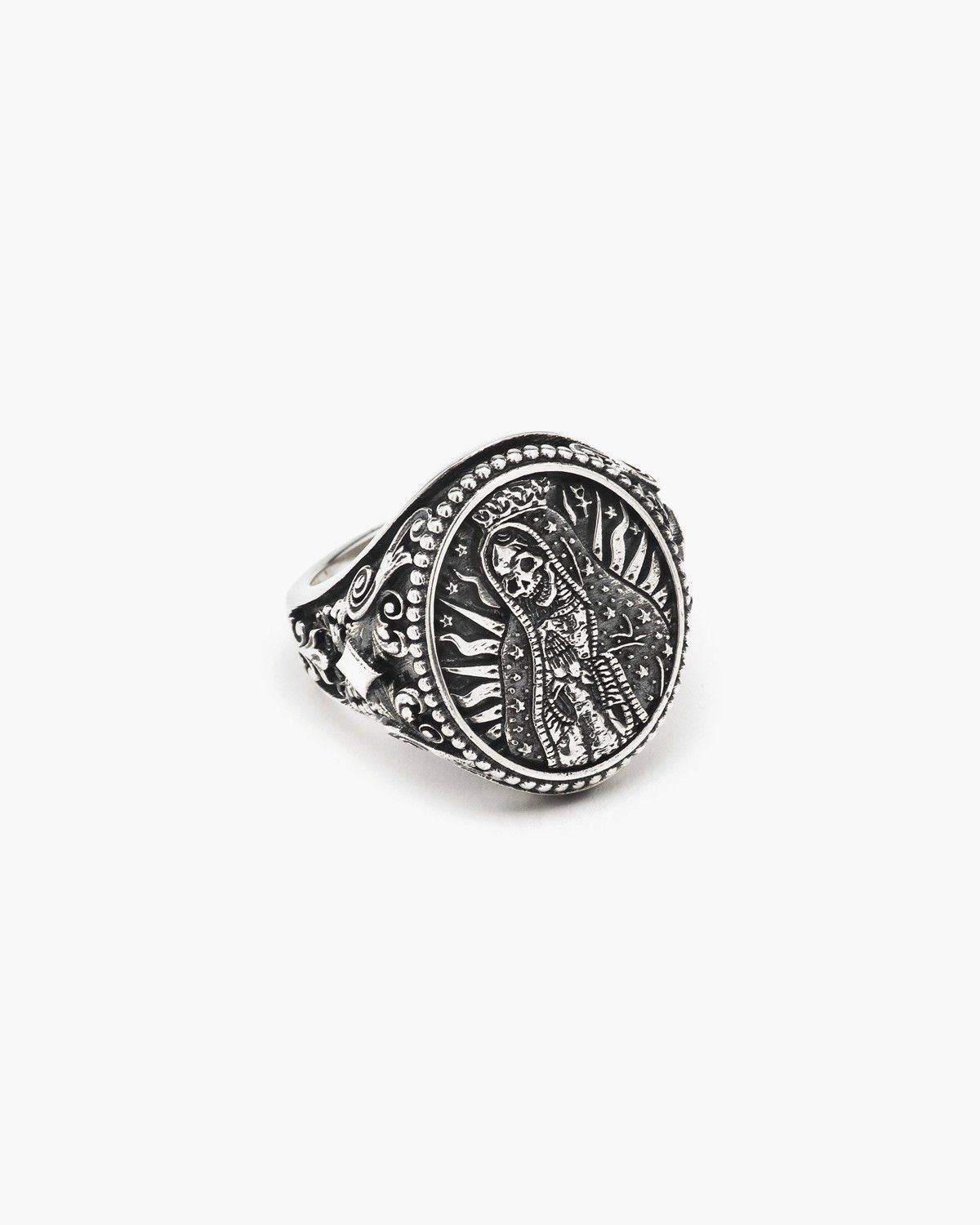 ANILLO CHEVALIER OVAL SANTA MUERTE