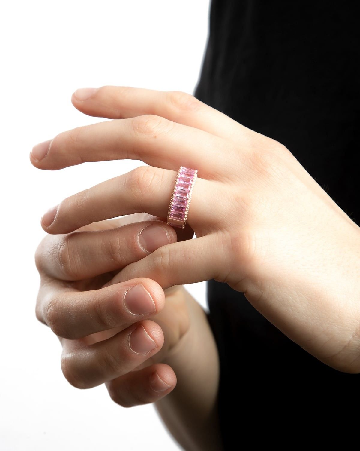 ANILLO PINK GARLAND