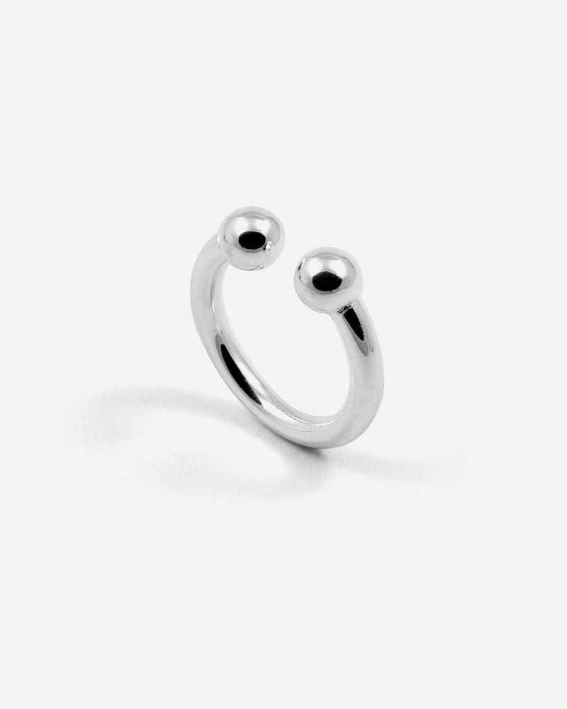 BAGUE PIERCING BOLD EN ARGENT
