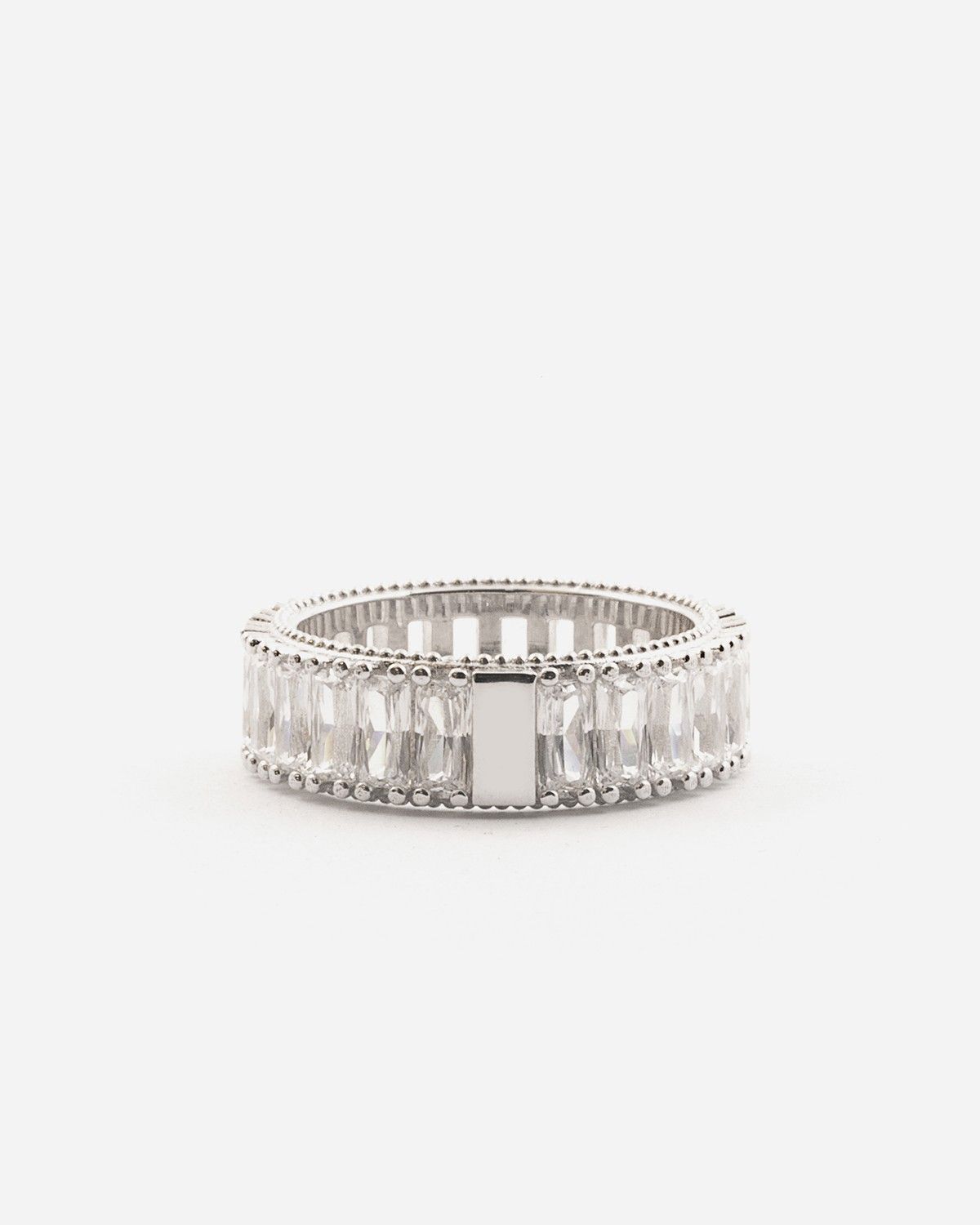 BAGUE WHITE GARLAND EN ARGENT AVEC BRILLANTS