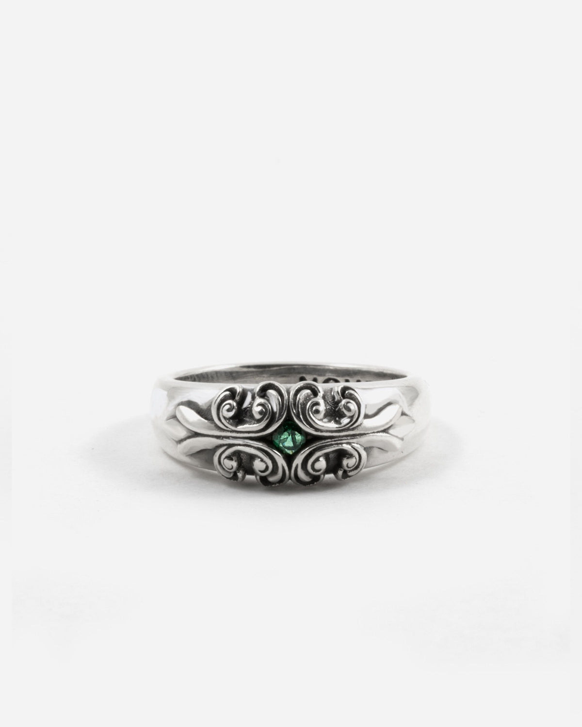 SOLEDAD RING WITH GREEN STONE