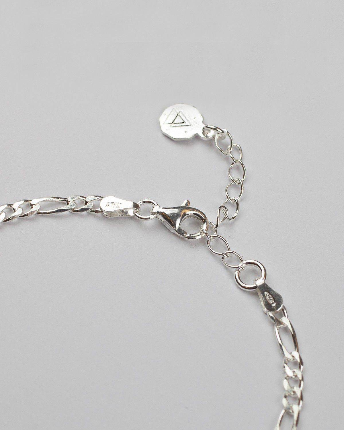 BRACELET GOURMETTE 080 3+1 ARGENT